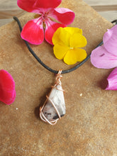 Load image into Gallery viewer, Strawberry quartz pendant necklace

