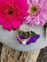 Load image into Gallery viewer, Howlite copper ring

