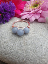 Load image into Gallery viewer, Angelite Anxiety Ring
