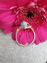 Load image into Gallery viewer, Amazonite &amp; Copper Ring
