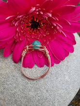 Load image into Gallery viewer, Amazonite &amp; Copper Ring
