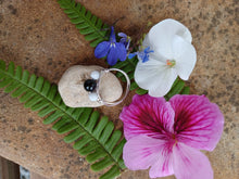 Load image into Gallery viewer, Black Obdsidian &amp; Howlite Sterling Silver Anxiety Ring
