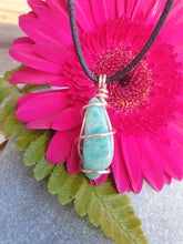 Load image into Gallery viewer, Amazonite pendant necklace
