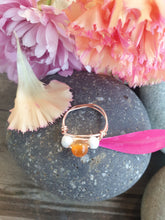 Load image into Gallery viewer, Carnelian &amp; howlite
